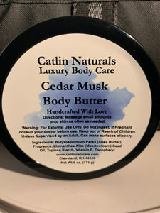 Cedar Musk Body Butter