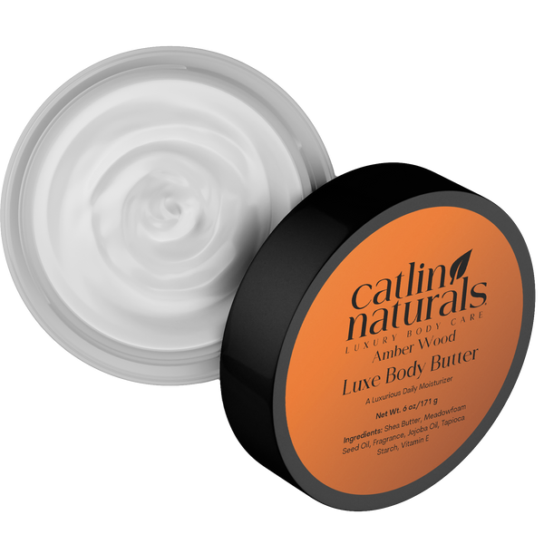 Amber Wood Body Butter - Unisex Shea Butter Moisturizer | Catlin