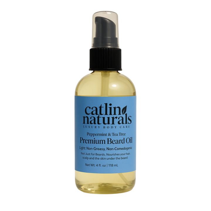 Beard Oil — lightweight jojoba & MCT beard oil with warm woodsy scent | Catlin Naturals