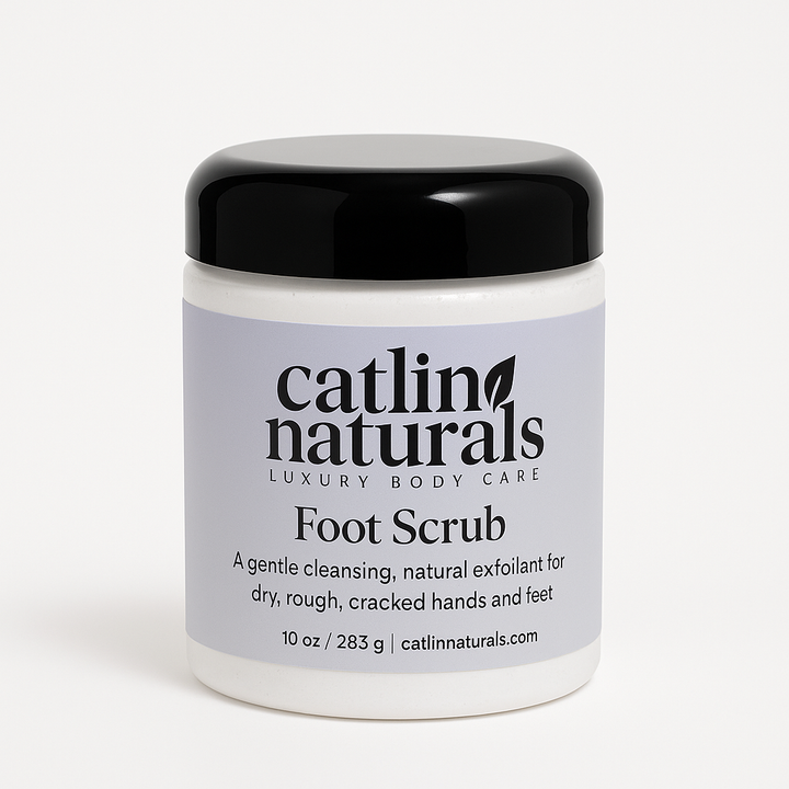 Foot Scrub — exfoliating foot scrub to soften & moisturize dry feet | Catlin Naturals