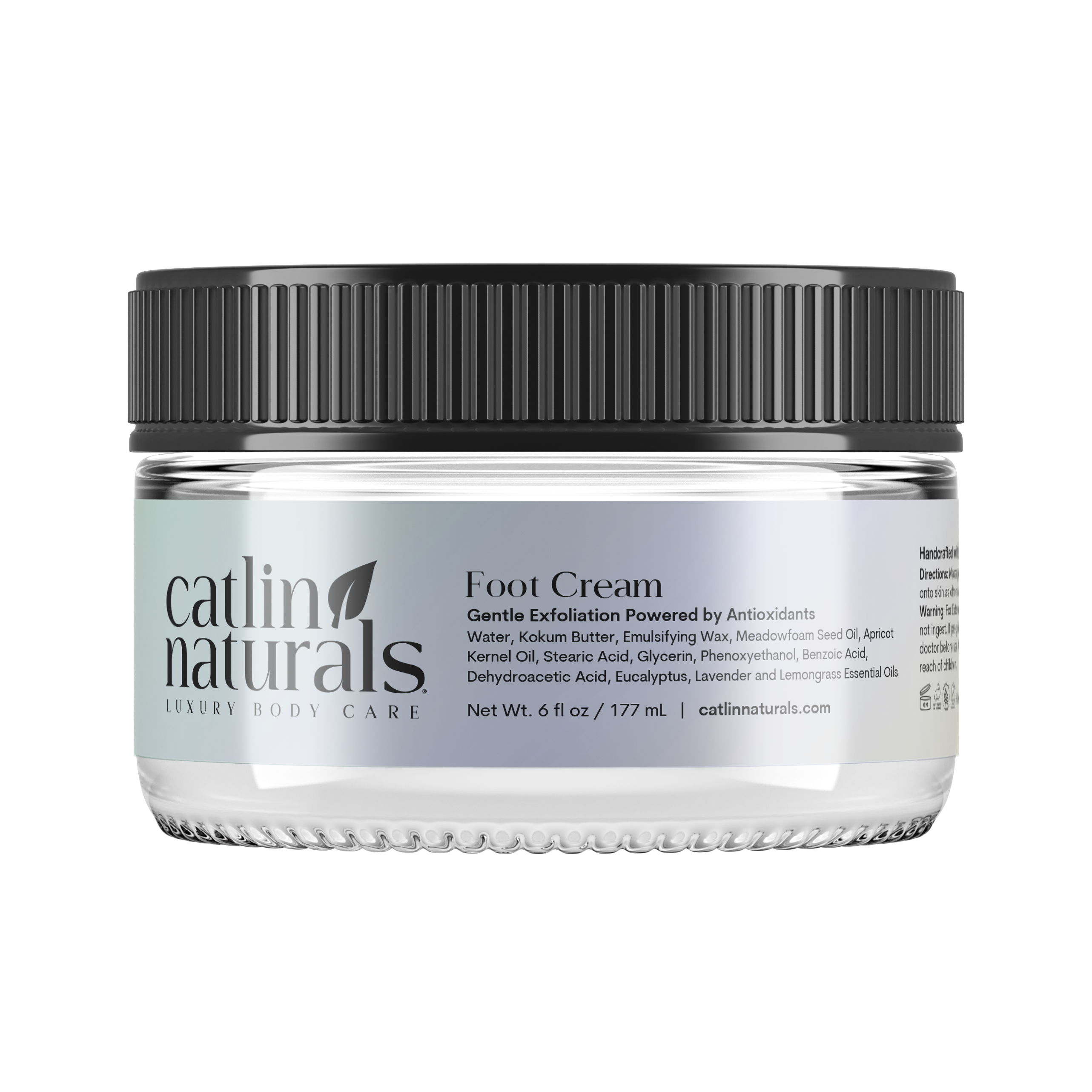 Foot Cream — nourishing foot cream with Kokum Butter, eucalyptus & lavender oils | Catlin Naturals