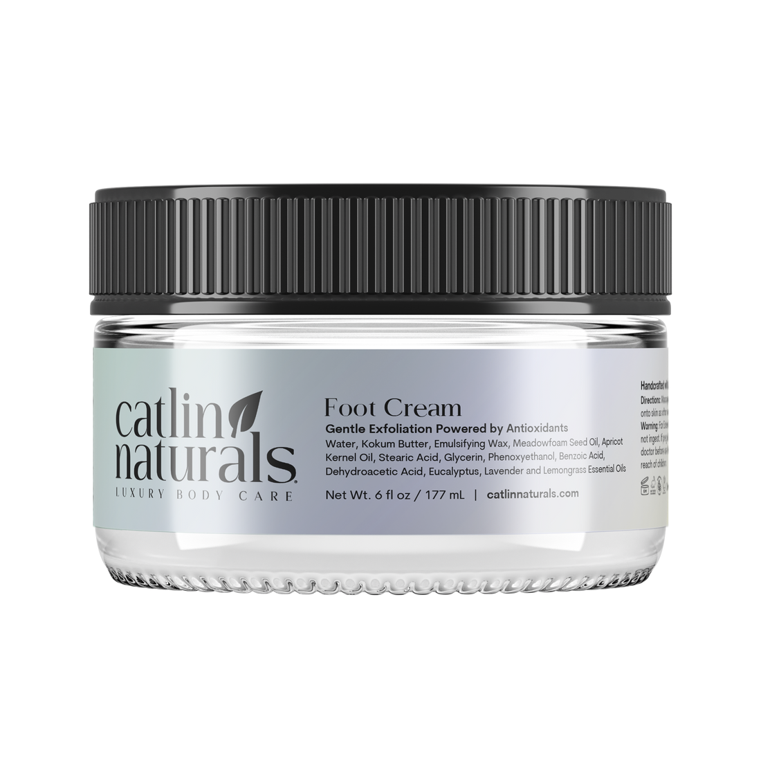Foot Cream — nourishing foot cream with Kokum Butter, eucalyptus & lavender oils | Catlin Naturals