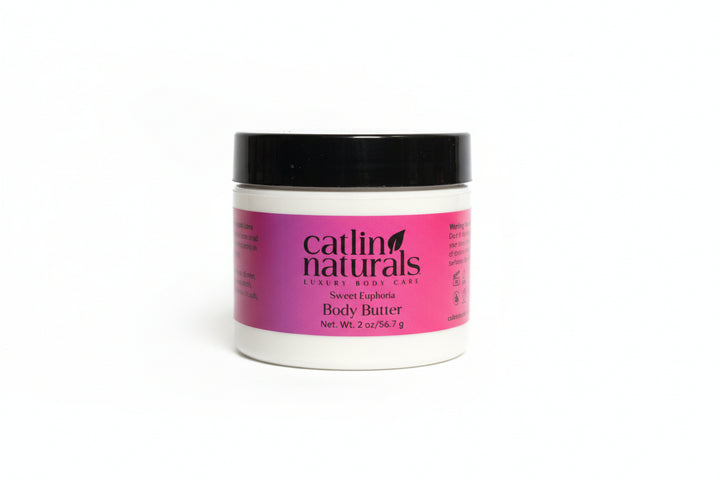 Sweet Euphoria Body Butter Travel Size — travel size whipped shea body butter with sweet floral scent | Catlin Naturals