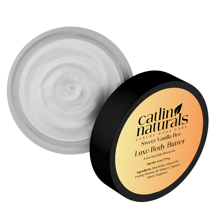 Sweet Vanilla Bee Body Butter — shea body butter with walnut & evening primrose oils & vanilla scent | Catlin Naturals