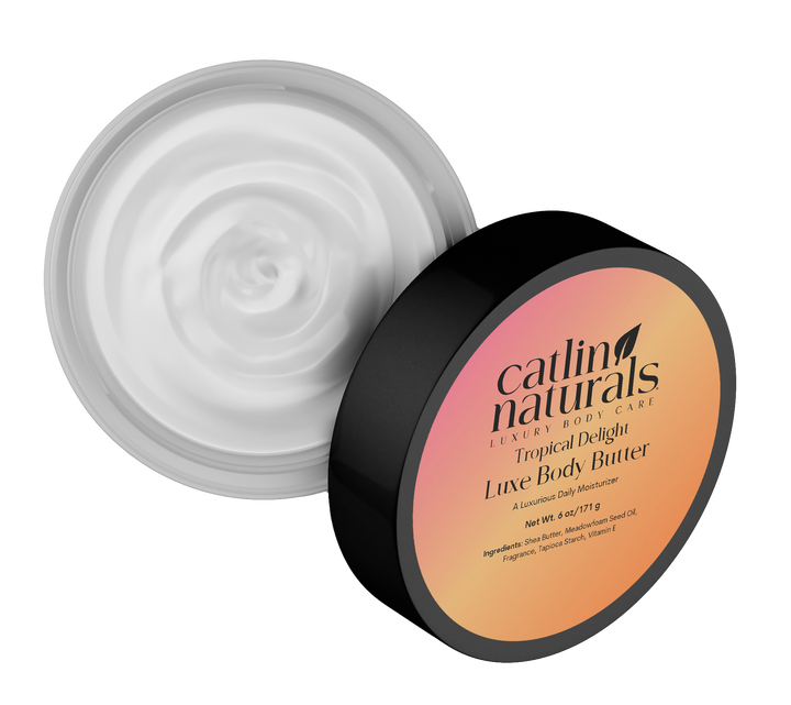 Tropical Delight Body Butter — whipped shea body butter with citrus & nectarine scent | Catlin Naturals