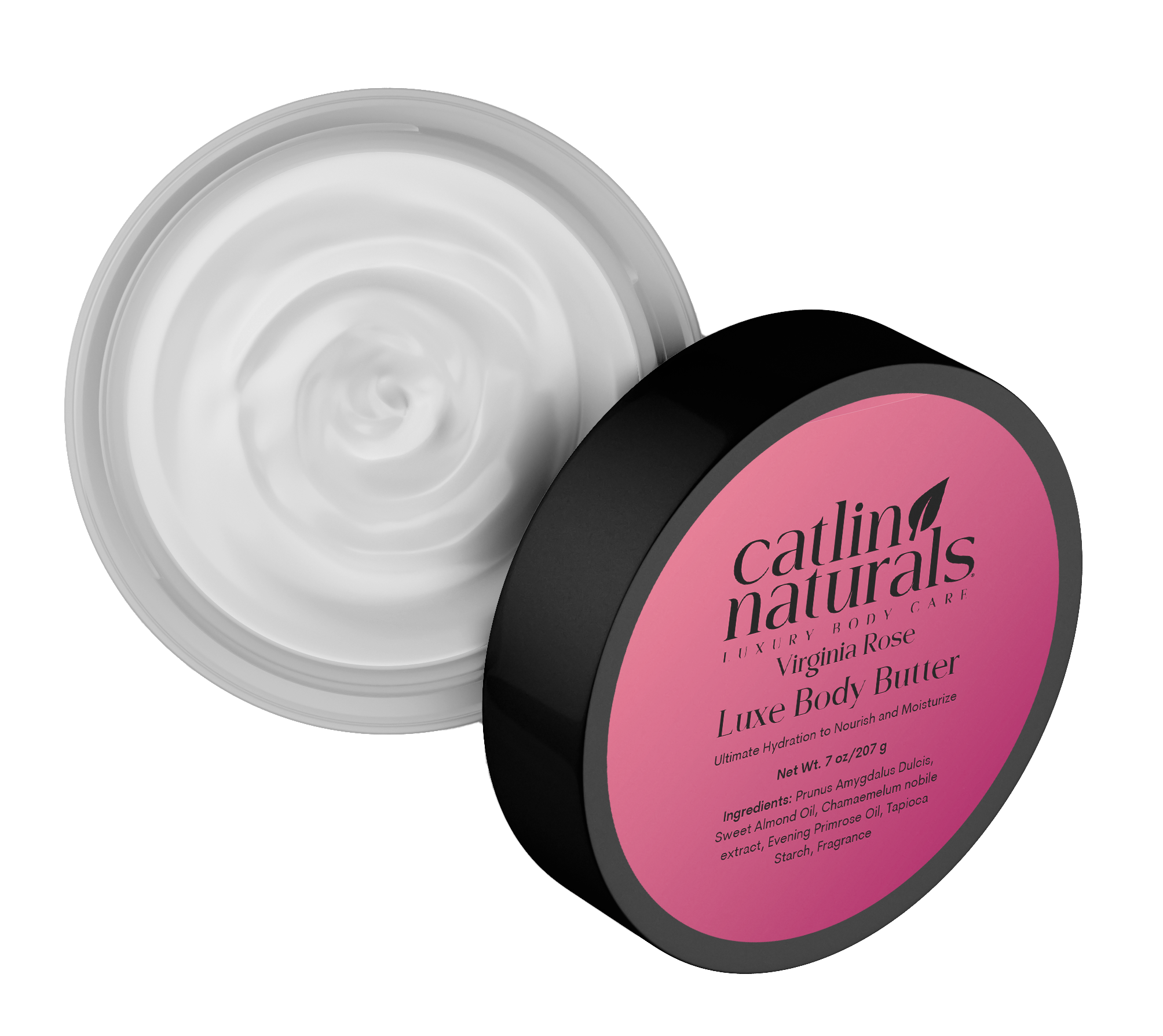 Virginia Rose Body Butter — whipped shea body butter with rose floral scent | Catlin Naturals