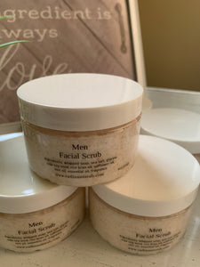 Men's Facial Scrub & Moisturizer